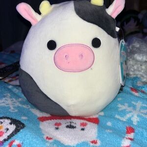 Connor the Cow Squishmallow 8” New